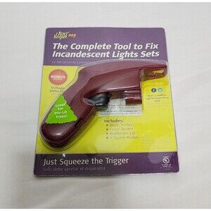 Light Keeper Pro Incandescent Light Repair Tool w/ Voltage Detector & Spare Bulb